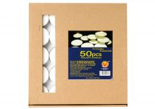 Hộp nến tealight 50 cái NQM 2165 - Nến giáng sinh Quang Minh Candle