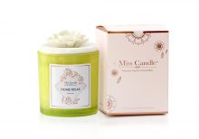 Hũ thủy tinh nắp hoa hồng - Nến quà tặng Quang Minh Candle